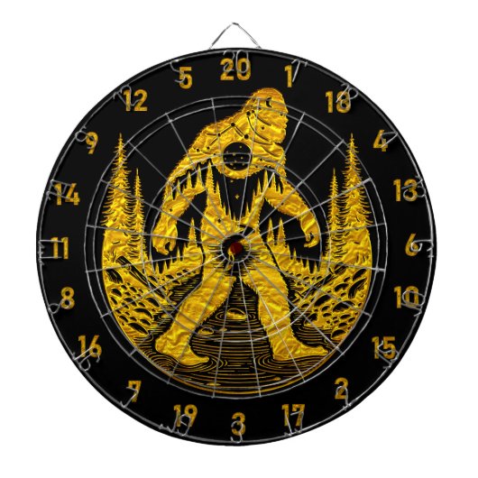 Hitze von Bullseyes und Bigfoot Dreams Dartscheibe (vorne)