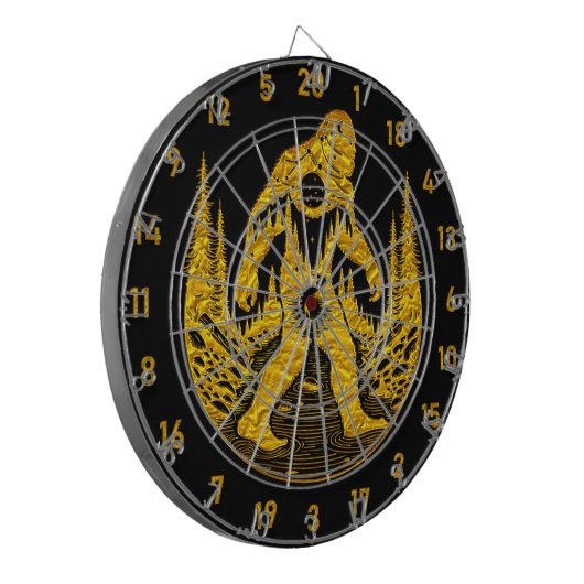 Hitze von Bullseyes und Bigfoot Dreams Dartscheibe (Vorderseite Links)