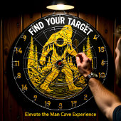 Hitze von Bullseyes und Bigfoot Dreams Dartscheibe