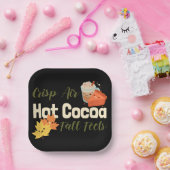 Hitzewallungen bei scharfen Kakaofällen Pappteller (Party)