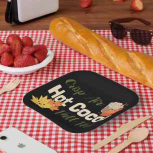 Hitzewallungen bei scharfen Kakaofällen Pappteller