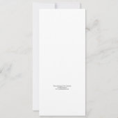 Hitzewallungen Chrysanthemum Floral Wedding Einlad Einladung (Rückseite)