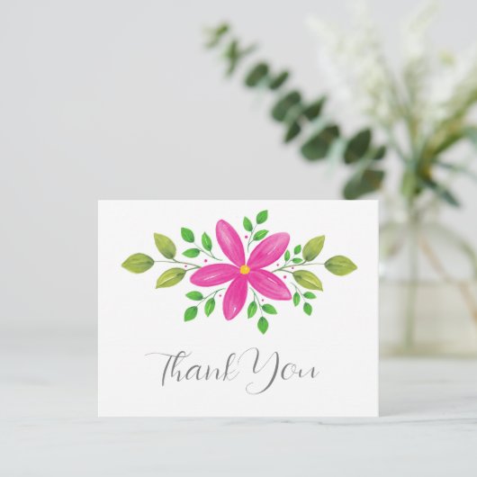 Hitzewallungen Dankeskarte (Stehend Vorderseite)