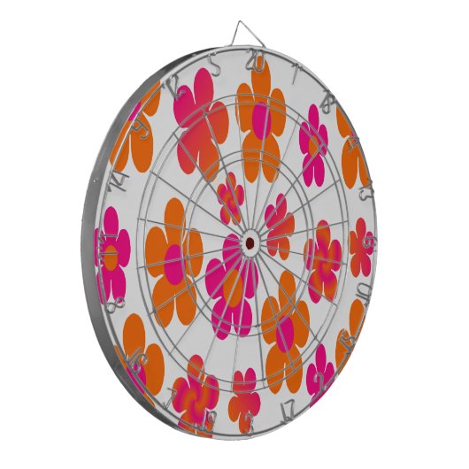 Hitzewallungen Dartscheibe (Vorderseite Links)