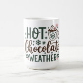 Hitzewallungen, heißes Kakaowetter Kaffeetasse (Mittel)