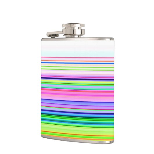 Hitzewallungen Neonstreifen Flachmann (Links)