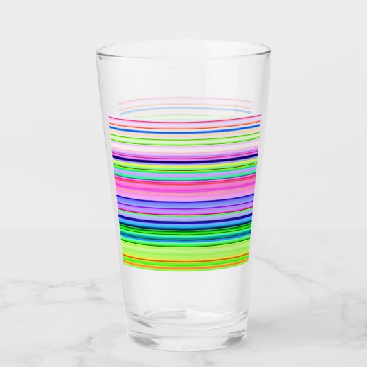 Hitzewallungen Neonstreifen Glas (Vorderseite)