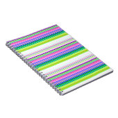 Hitzewallungen Neonstreifen Notizblock (Rechte Seite)