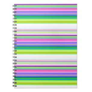 Hitzewallungen Neonstreifen Notizblock