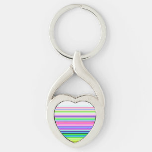 Hitzewallungen Neonstreifen Schlüsselanhänger