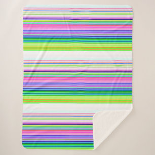 Hitzewallungen Neonstreifen Sherpadecke