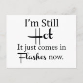 Hitzewallungen Postkarte (Vorderseite)