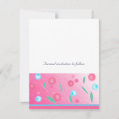 Hitzewallungen Save the Date (Rückseite)