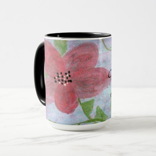 Hitzewallungen Tasse (Vorderseite Links)