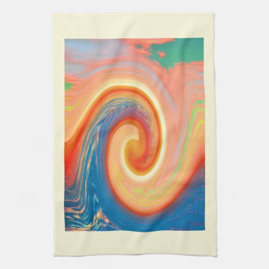 Hitzewelle Geschirrtuch (Vertikal)