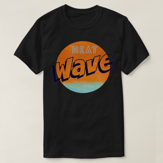 Hitzewelle Grafischer Sommer T-Shirt (Design vorne)