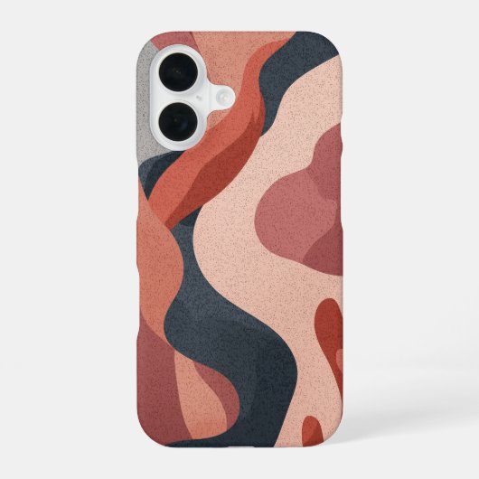 Hitzewelle iPhone 16 Hülle (Rückseite)