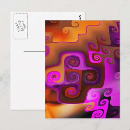 Hitzewelle Postkarte (Vorne/Hinten)