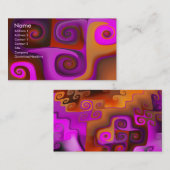 Hitzewelle Visitenkarte (Vorne/Hinten)