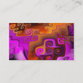 Hitzewelle Visitenkarte (Rückseite)