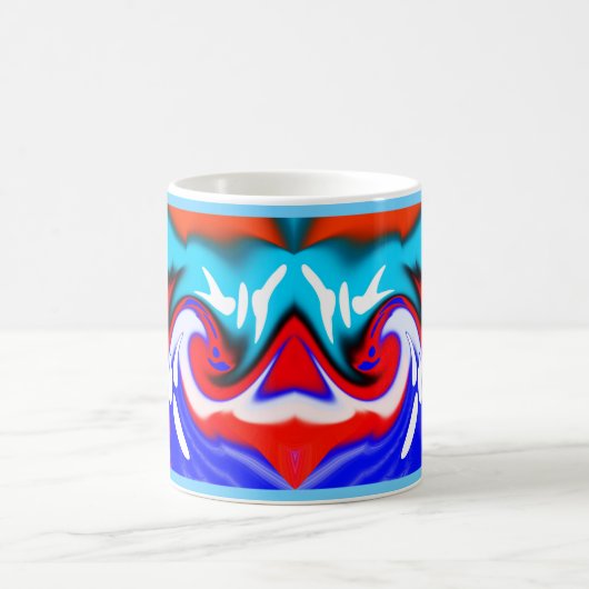 Hitzewellen-Kunst Kaffeetasse (Mittel)