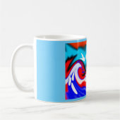 Hitzewellen-Kunst Kaffeetasse (Links)