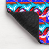 Hitzewellen Kunst Mousepad (Ecke)
