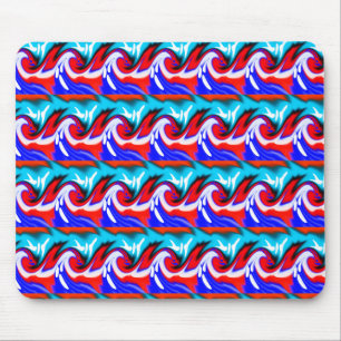 Hitzewellen Kunst Mousepad