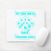 Hitzewellen und zerdrückende Soule Billard Pool Pl Mousepad (Mit Mouse)