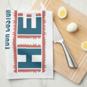 Hitzhandtuch Geschirrtuch (Viertel Falte)