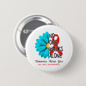 Hiv Aids Awareness Monatsblasen Geschenke Button (Vorne & Hinten)
