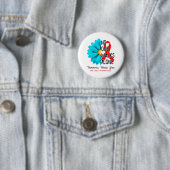 Hiv Aids Awareness Monatsblasen Geschenke Button (Beispiel)