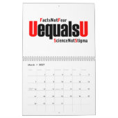HIV/AIDS-Bewusstsein - Anpassbar Kalender (Mär 2027)