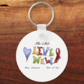 HIV/Aids-Bewusstsein Schlüsselanhänger (Vorderseite)