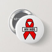 HIV/AIDS BUTTON (Vorne & Hinten)