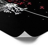 HIV Aids Gehirnaneurysm Schlaganfall Cooles Bewuss Poster (Ecke)