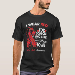 HIV/Aids-Sensibilisierungskampagne Unterstützung  T-Shirt
