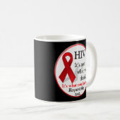 HIV-Aids-Welttagsdiagnose Kaffeetasse (VorderseiteRechts)