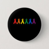 HIV-BEWUSSTSEIN/AIDS-BEWUSSTSEIN BUTTON (Vorderseite)