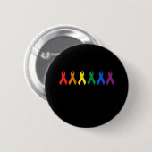 HIV-BEWUSSTSEIN/AIDS-BEWUSSTSEIN BUTTON (Vorne & Hinten)