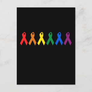 HIV-BEWUSSTSEIN / Aids-Bewusstsein Postkarte