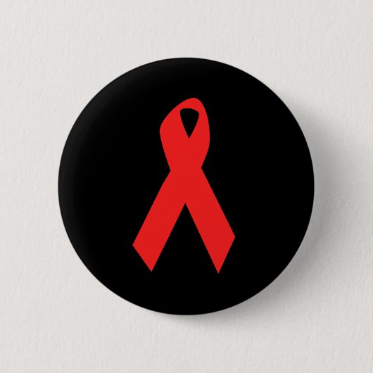 HIV BEWUSSTSEINS-/AIDS-BAND BUTTON (Vorderseite)