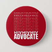 HIV HIV-Advocate Button (Vorderseite)