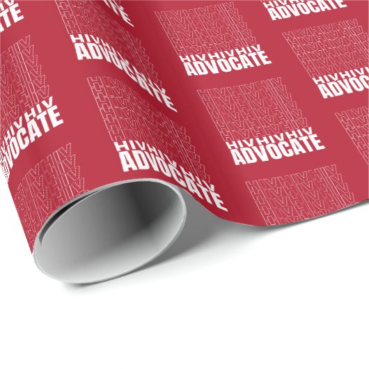 HIV HIV-Advocate Geschenkpapier (Rolleneckpunkt)