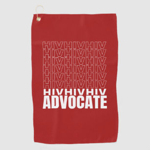 HIV HIV-Advocate Golfhandtuch