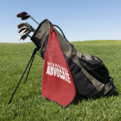 HIV HIV-Advocate Golfhandtuch (Gras)
