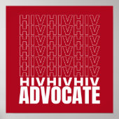 HIV HIV-Advocate Poster (Vorne)