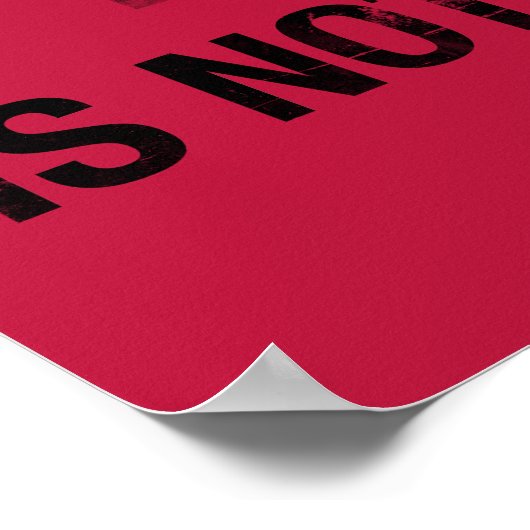 HIV ist kein Verbrechen - HIV-Aids-Sensibilitätspa Poster (Ecke)