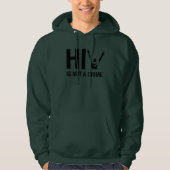HIV ist kein Verbrechen - HIV Stigma Bewusstsein Hoodie (Vorderseite)