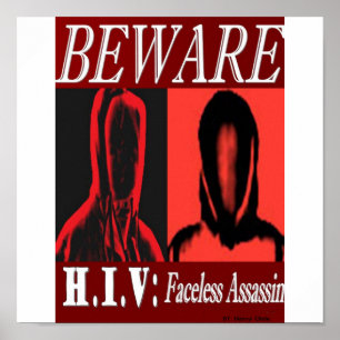 HIV-MEUCHELMÖRDERPIC POSTER